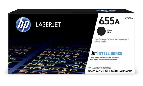 HP 655A originální toner černá / Color LaserJet Enterprise M652n / 12.500 stran