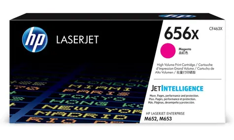HP 656X originální toner fialová / Color LaserJet Enterprise M652n / 22.000 stran