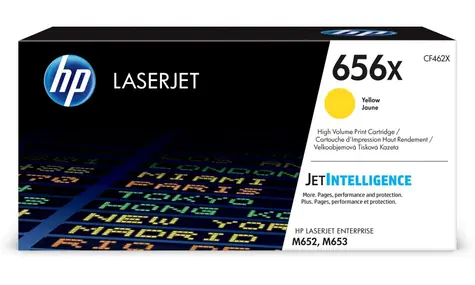 HP 656X originální toner žlutá / Color LaserJet Enterprise M652n / 22.000 stran