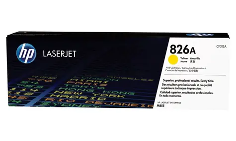 HP 826A originální toner žlutá / Color LaserJet Enterprise M855dn / 31.500 stran