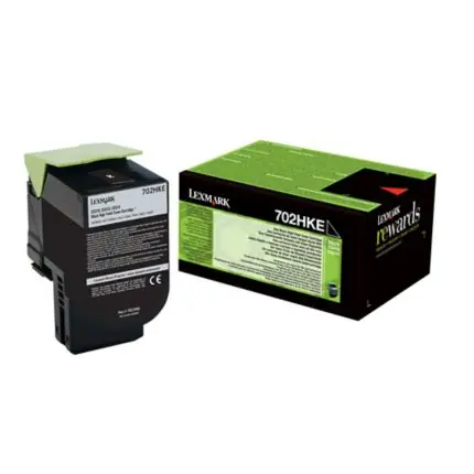 Lexmark 702HKE Korporátní vysokokapacitní tonerová kazeta černá / 4.000 stran
