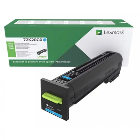 Lexmark 72K20C0 Vratná tonerová kazeta modrá / pro Lexmark CS820 & CX860 / 8.000 stran