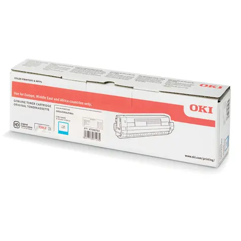 OKI 47095703 originální toner modrá / C824 & C834 & C844 / 5.000 stran 