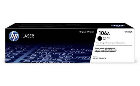 HP 106A originální toner černá / pro HP Laser 107a & 107w & HP Laser MFP 135a & 135w / 1.000 stran 