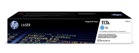 HP 117A originální toner modrá / pro HP Color Laser 150a & 150nw & HP Color Laser MFP 178nw & 179fnw / 700 stran