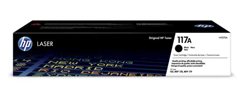 HP 117A originální toner černá / pro HP Color Laser 150a & 150nw & HP Color Laser MFP 178nw & 179fnw / 1.000 stran