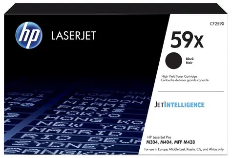 HP 59X originální toner černá / pro HP LaserJet Pro M304 & HP LaserJet Pro M404 & HP LaserJet Pro MFP M428 / 10.000 str.