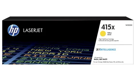 HP 415X originální toner žlutá / pro HP Color LaserJet Pro M454dn / 6.000 stran
