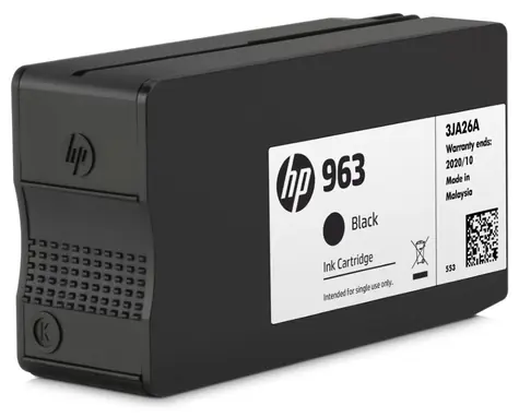 HP 963 originální cartridge černá / pro HP OfficeJet Pro 9010 & 9013 & 9020 & 9023 / 1.000 stran