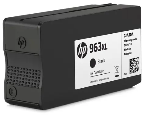 HP 963XL originální cartridge černá / pro HP OfficeJet Pro 9010 & 9013 & 9020 & 9023 / 2.000 stran