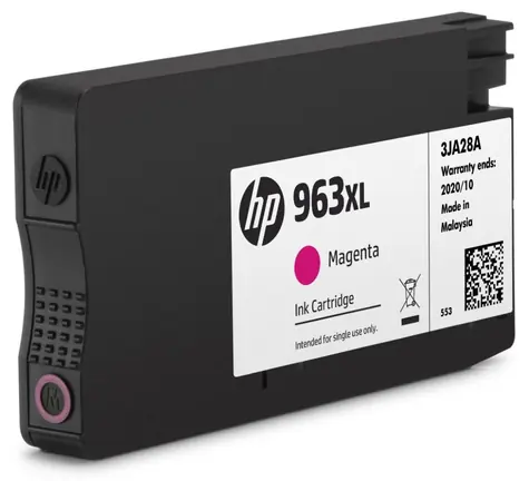HP 963XL originální cartridge fialová / pro HP OfficeJet Pro 9010 & 9013 & 9020 & 9023 / 1.600 stran