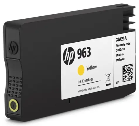 HP 963 originální cartridge žlutá / pro HP OfficeJet Pro 9010 & 9013 & 9020 & 9023 / 700 stran