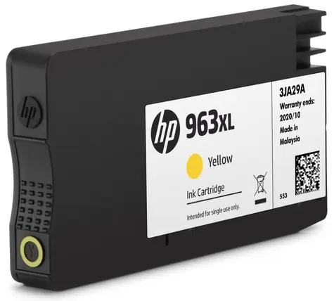HP 963XL originální cartridge žlutá / pro HP OfficeJet Pro 9010 & 9013 & 9020 & 9023 / 1.600 stran