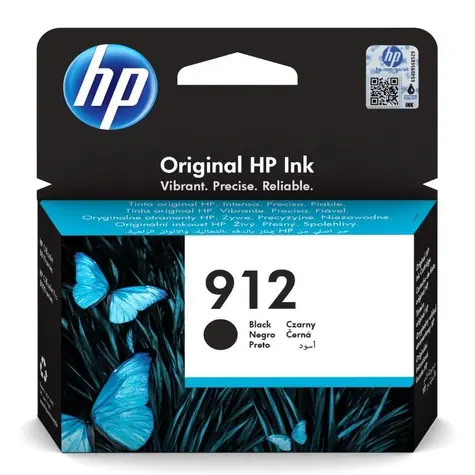 HP 912 originální cartridge černá / pro HP OfficeJet 8013 & HP OfficeJet Pro 8023 / 8.29ml / 300 stran