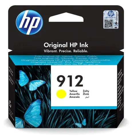 HP 912 originální cartridge žlutá / pro HP OfficeJet 8013 & HP OfficeJet Pro 8023 / 2.93ml / 315 stran