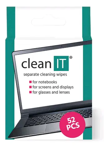CLEAN IT Čisticí ubrousky mokré kusové / 52ks