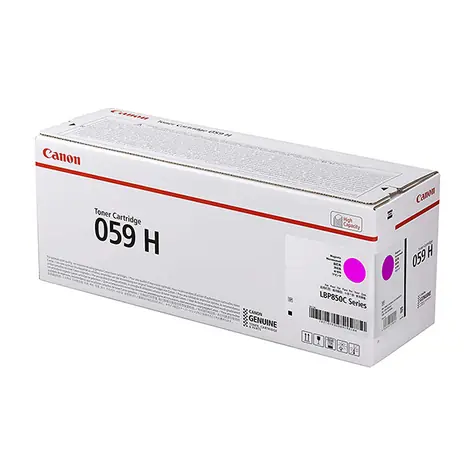 Canon 059 H originální tonerová kazeta fialová / pro i-SENSYS LBP852Cx / 13.500 stran