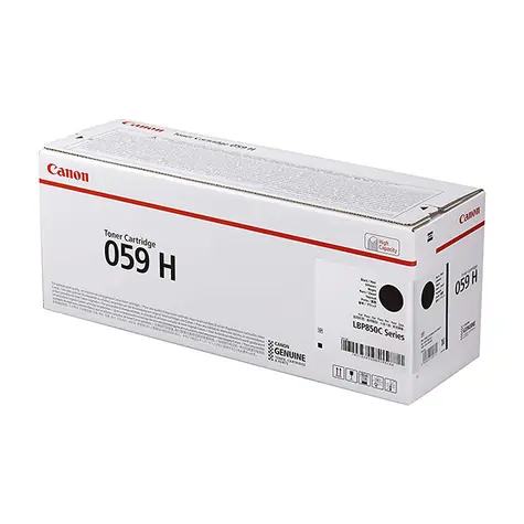 Canon 059 H originální tonerová kazeta černá / pro i-SENSYS LBP852Cx / 15.500 stran