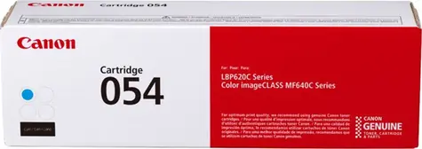 Canon 054C originální toner modrá / i-SENSYS LBP621Cw & MF641Cw & i-SENSYS MF645Cx / 1.200 stran