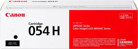 Canon 054HBK originální toner černá / i-SENSYS LBP621Cw & MF641Cw & i-SENSYS MF645Cx / 3.100 stran