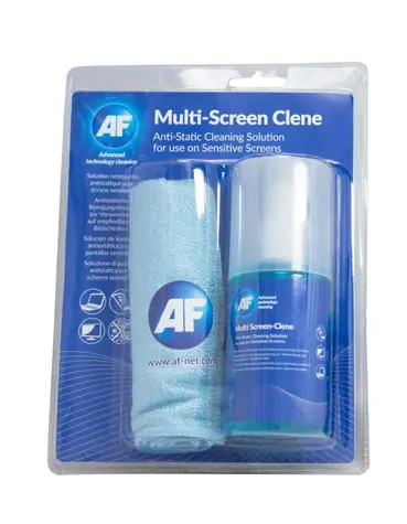AF Multi-screen Cleen - Antistatický čistič obrazovek (CRT & LED & LCD) 200ml / včetně utěrky