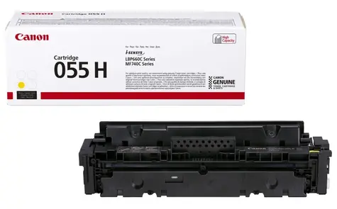 Canon originální toner CRG-055HY žlutá / pro i-SENSYS MF742Cdw & MF744Cdw & MF746Cx / 5.900 stran
