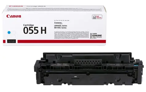 Canon originální toner CRG-055HC modrá / pro i-SENSYS MF742Cdw & MF744Cdw & MF746Cx / 5.900 stran