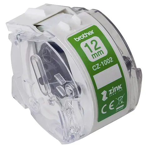 Brother - CZ1002 papírová páska (plnobarevná šíře 12 mm) / délka 5m