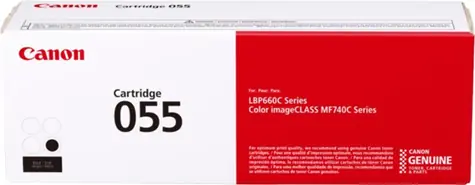 Canon originální toner CRG-055 černá / pro i-SENSYS MF742Cdw & MF744Cdw & MF746Cx / 2.300 stran