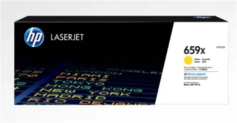 HP 659X originální toner žlutá / HP Color LaserJet Enterprise MFP M776 & M856 & M856 DN / 29.000 stran