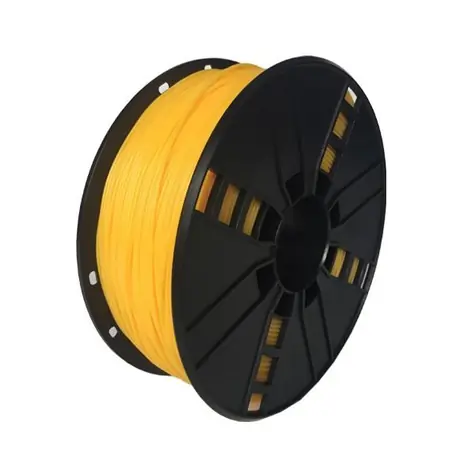 Gembird Filament flexibilní žlutá / struna pro 3D tiskárnu / TPE / 1.75mm / 1kg