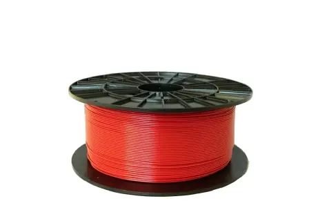 Plasty Mladeč tisková struna filament 1.75 PLA perlová červená 1 kg