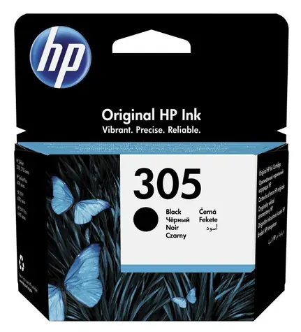 HP 3YM61AE originální cartridge 305 černá / HP DeskJet 2320 & HP DeskJet 2720 / 2 ml 