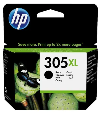 HP 3YM62AE originální cartridge 305 XL černá / HP DeskJet 2320 & HP DeskJet 2720 / 4 ml 