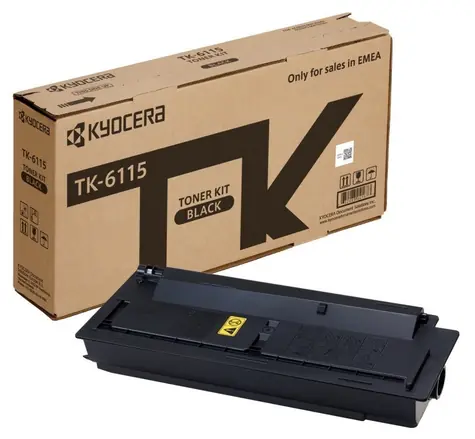 Kyocera TK-6115 Toner černá / pro  M4125idn a M4132idn / výtěžnost až 15.000 stran