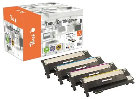 Peach W2072A kompatibilní toner MultiPack / pro HP Color Laser 150a & 150nw & HP Color Laser MFP 178nw & 179fnw 