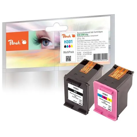 Peach alternativní cartridge 301 Multipack / DeskJet 1050 & 2050 / Barevná+černá