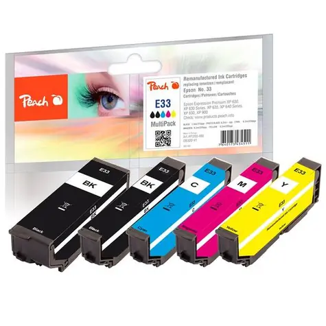 Peach T3337 kompatibilní cartridge 33 MultiPack / XP-530 / XP-630 / XP-635 / XP-830