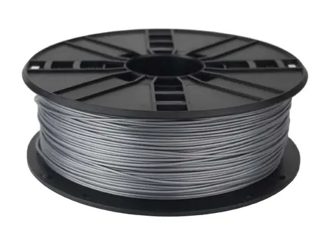 Gembird 3DP-PLA1.75-01-S Filament PLA stříbrná / struna pro 3D tiskárnu / PLA / 1.75mm / 1kg