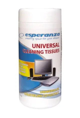 Esperanza ES105 Univerzální čisticí ubrousky vlhčené / 100 ks