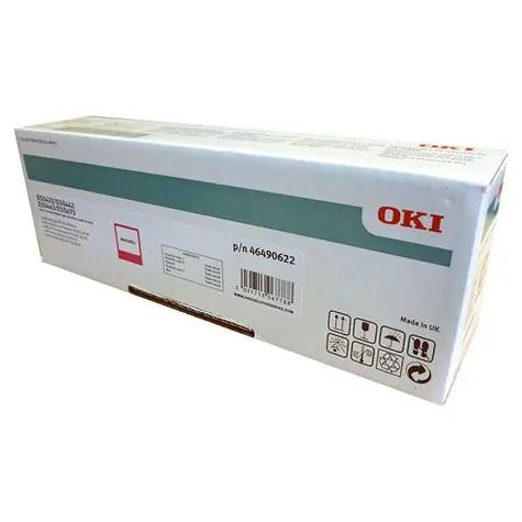 OKI 46490622 originální toner fialová / pro ES5473 / 6.000 stran