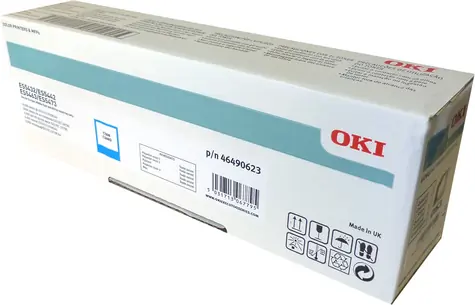 OKI 46490623 originální toner modrá / pro ES5473 / 6.000 stran