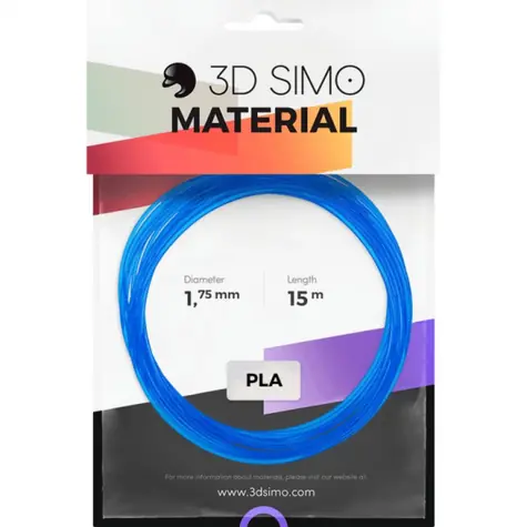 3DSimo Filament PLA Transparent (MultiPro/KIT) 15m / průměr 1.75 mm / PLA