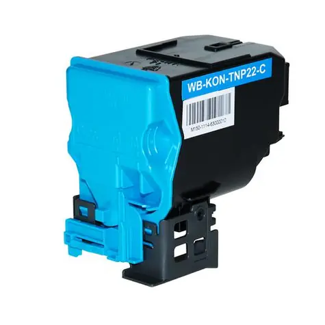 Konica Minolta TNP22C originální toner modrá / pro Bizhub C35 / 6.000 stran