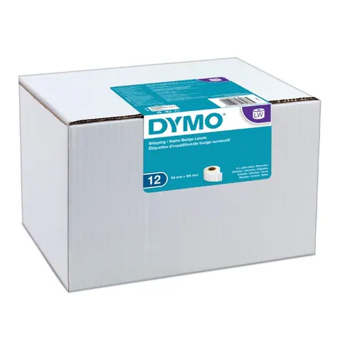 Dymo papírové štítky 101mm x 54mm 2640 ks / bílé / velké