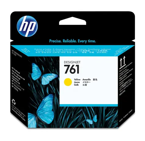 HP 761 (CH645A) originální tisková hlava žlutá / pro HP DesignJet T7100 & T7200