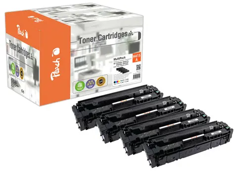 Peach 415A alternativní toner Multipack / pro HP Color LaserJet Pro M454dn / 1x 2400 & 3x 2.100 stran