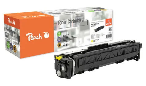 Peach 207X kompatibilní toner žlutá / pro LaserJet Pro M283fdw / 2.450 stran
