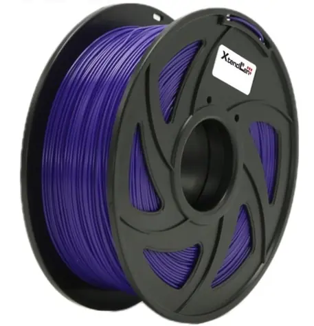 XtendLan PETG filament fialová / struna pro 3D tiskárnu / PETG / 1.75mm / 1kg   