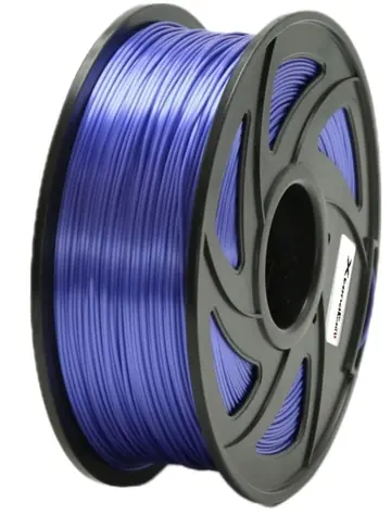 XtendLan PLA filament leskle-fialová / struna pro 3D tiskárnu / PLA / 1.75mm / 1kg   